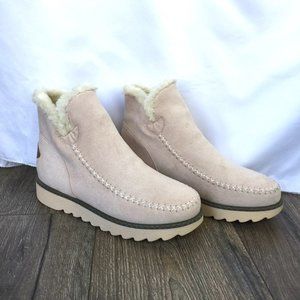 NEW Tan Beige Jolimall Fleece Lined Ankle Boots 8